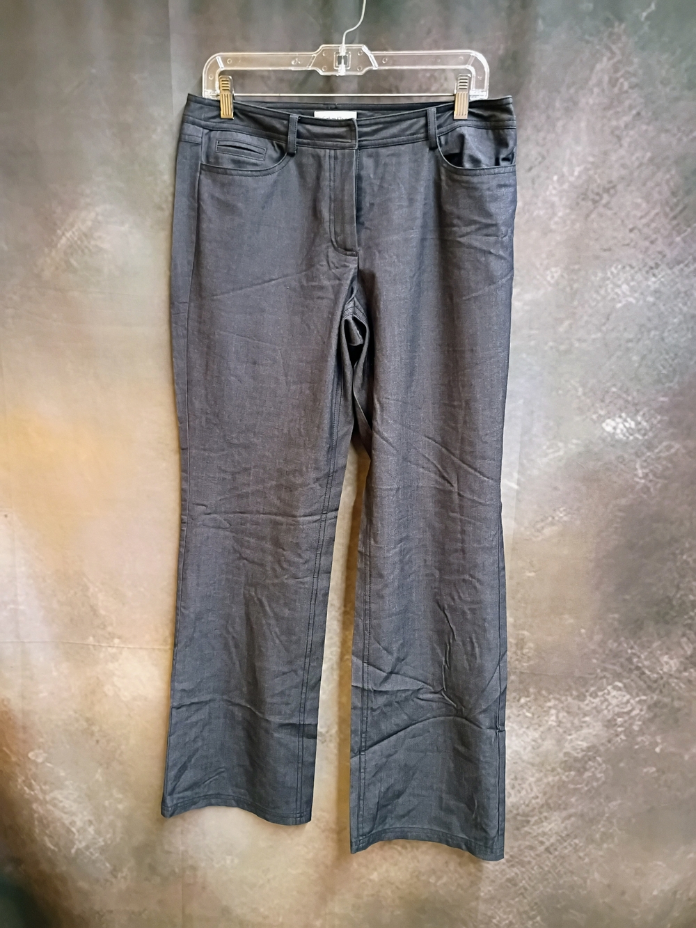 Women's Calvin Klein Women's Charcoal Gray Straight Leg Pants - Size 8